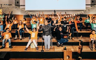 Maxima des Pays-Bas à Hilversum pour un accord sur la musique dans les écoles spécialisées