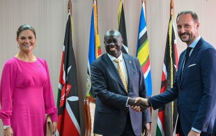 Victoria de Suède, Haakon de Norvège à Nairobi chez le vice-président kényan Rigathi Gachagua