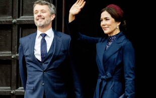 Réception et déjeuner officiel à l'hôtel de ville de Copenhague à l'occasion due 50e anniversaire de règne de la reine Margrethe II de Danemark, le 12 novembre 2022.