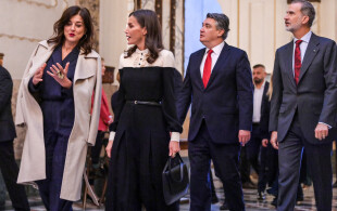 Felipe et Letizia d'Espagne à Zagreb