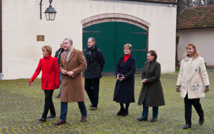 La famille royale de Roumanie à Savarsin