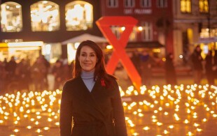 Marie de Danemrk à la Journée mondiale du Sida à Copenhague