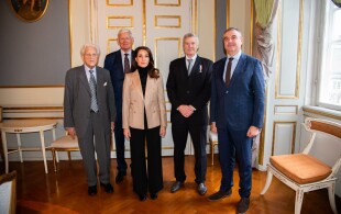 La princesse Marie de Danemark reçoit le comité danois de l'organisation le Souvenir français
