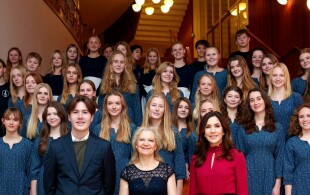 Mary et Christian de Danemark à Frederiksberg  pour un concert de Noël
