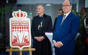 Albert de Monaco à la cérémonie de la Sainte Barbe 2022
