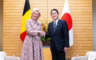 Astrid de Belgique à Tokyo en mission économique