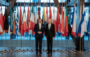 Guillaume de Luxembourg aux 70 ans de la Cour européenne de Justice au kirchberg