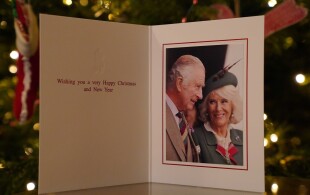 Le roi Charles et la reine Camilla, leur carte de voeux