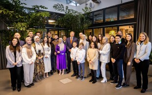 Willem-Alexander des Pays-Bas en visite à la Young leader Community   à La Haye
