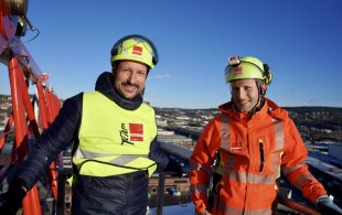 Haakon de Norvège à Ulven