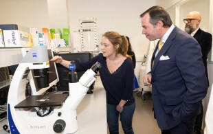 Guillaume de Luxembourg inaugure l'extension de la House of BioHealth