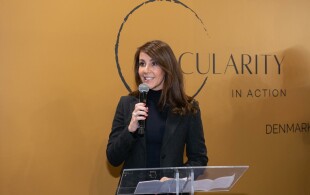 Marie de Danemark au Salon "Maison & Objet" à Paris