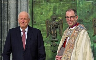 Harald de Norvège à la cathédrale de Hamar