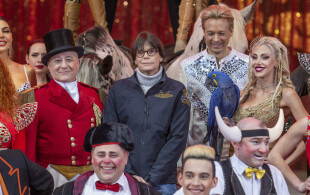 La princesse Stéphanie de Monaco au lancement du 45ème festival international du cirque de Monte-Carlo