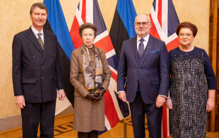 Princesse Anne, Timothy Laurence en Estonie