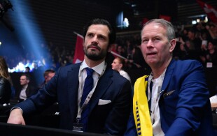 Le prince Carl Philip de Suède à Lyon pour les Bocuse d'Or 2023