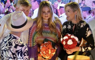 Willem-Alexander et Maxima des Pays-Bas, Amalia- des Pays-Bas au festival Bon Bini à Aruba
