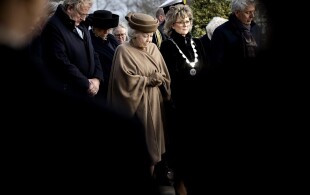 Beatrix des Pays-Bas à Oude Tonge pour la commémoration des inondations de 1953