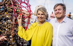 21 ans de mariage des souverains néerlandais à Curaçao