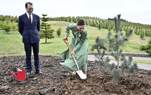 Victoria et Daniel de Suède à Canberra
