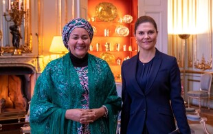 Victoria de Suède reçoit la vice secrétaire générale des Nations Unies Amina J.Mohammed