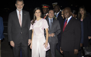 Arrivée des souverains espagnols à Luanda en Angola