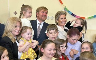 Willem-Alexander et Maxima des Pays-Bas à Poprad