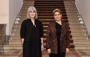 Maria Teresa de Luxembourg reçoit en audience Nancy Braun, Directrice Générale d’  ESCH2022, capitale européenne de la Culture 2022