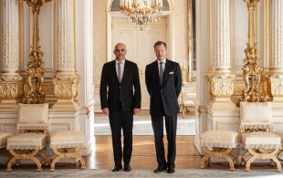 Henri de Luxembourg reçoit Alain Berset, Président de la Confédération suisse