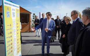 Albert de Monaco inaugure Monaco Collecte
