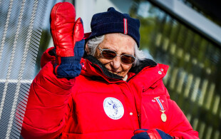 Astrid de Norvège au festival de ski de Holmenkollen