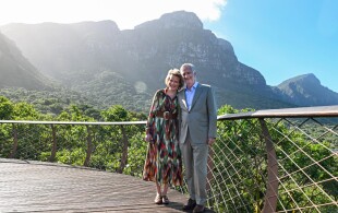 Philippe et Mathilde de Belgique au jardin botanique du Kristenbosch