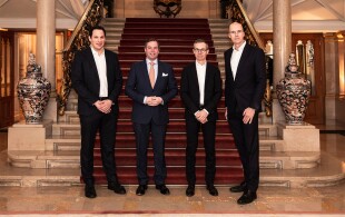 Le grand-duc héritier Guillaume de Luxembourg reçoit en audience le fondateur de la Luxembourg Startups Association,