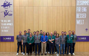 Guillaume de Luxembourg à l'assemblée générale Scouting in Luxembourg