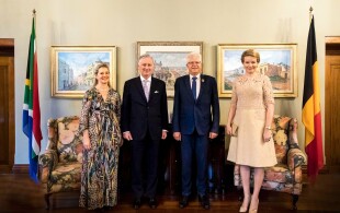 Philippe et Mathilde de Belgique au Cap