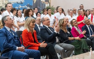 Albert de Monaco aux 10 ans du centre Rainier III