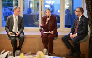 Maxima des Pays-Bas à Bruxelles pour une réunion bancaire européenne