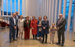 Maria Teresa de Luxembourg à la Philharmonie pour un concert de bienfaisance pour l'Ukraine