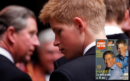 Le prince Harry lors du service national d'action de grâce pour le 100e anniversaire de Queen Mum à la cathédrale St. Paul, le 11 juillet 2000. 