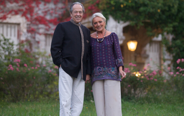 Le Comte et la Comtesse de Paris à Arcangues en 2009. 