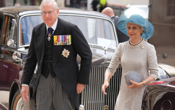 Le duc et la duchesse de Gloucester à la messe d'action de grâce en l'honneur des 70 ans de règne d'Élisabeth II, à Saint-Paul, le 3 juin 2022.