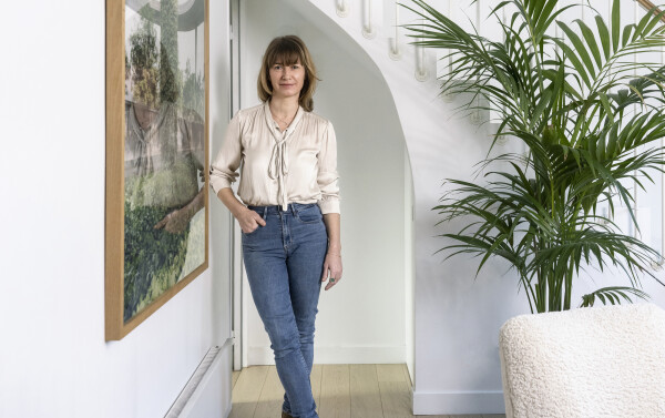 Chez Marie Deroudilhe à Paris. 