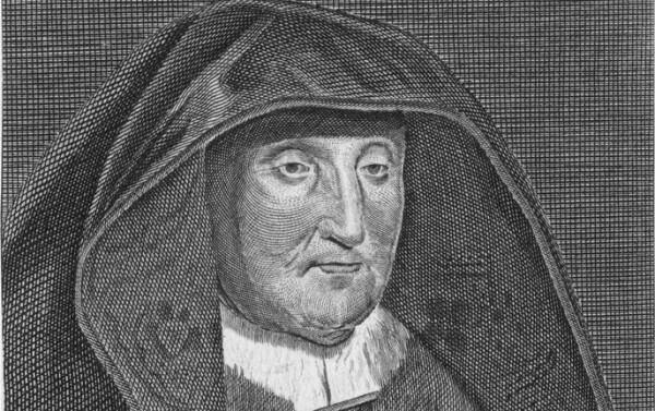 Katherine Fitzgerald, comtesse de Desmond. Gravure d'un artiste anonyme publiée dans Kirby's Wonderful Museum volume 7. 