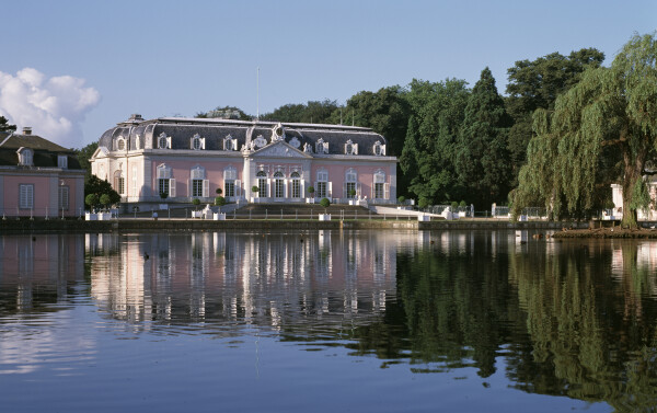 Château de Benrath à Düsseldorf en Allemagne. 