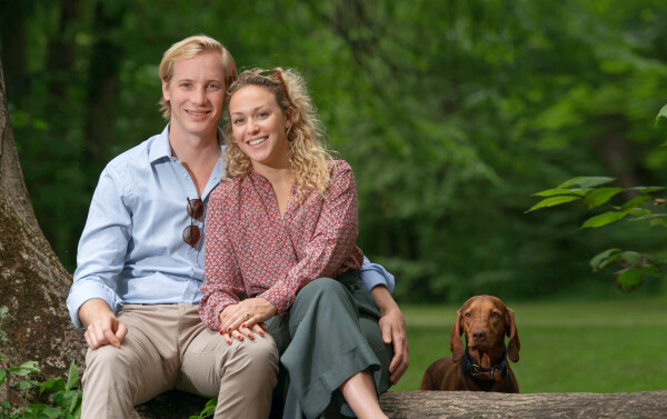 Marie-Gabrielle de Nassau et Antonius Willms à Munich en 2017 pour Point de Vue