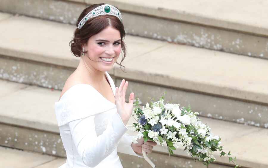 La princesse Eugenie le jour de ses noces le 12 octobre 2018