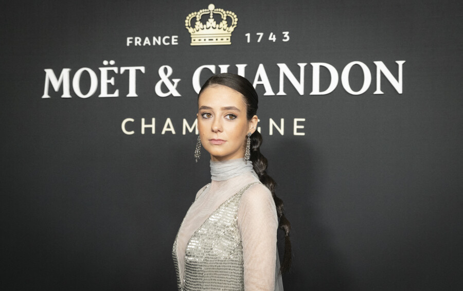 Victoria de Marichalar à la soirée Moët & Chandon à Madrid, le 2 décembre 2021.