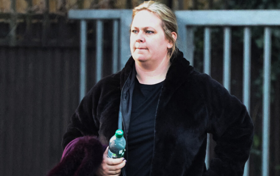 Sasha Walpole à Londres le 7 février 2023 avant son interview avec Piers Morgan, diffusée le 9 février à 20h.