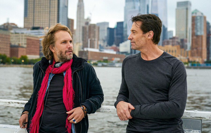 Florian Zeller et son acteur Hugh Jackman, bouleversant en père démuni face au mal-être de son fils. Le cinéaste a adapté sa pièce Le Fils, créée par les acteurs Yvan Attal et Rod Paradot.