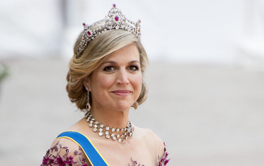 Maxima des Pays-Bas au mariage de Carl Philip de Suède et Sofia Hellqvist en juin 2015